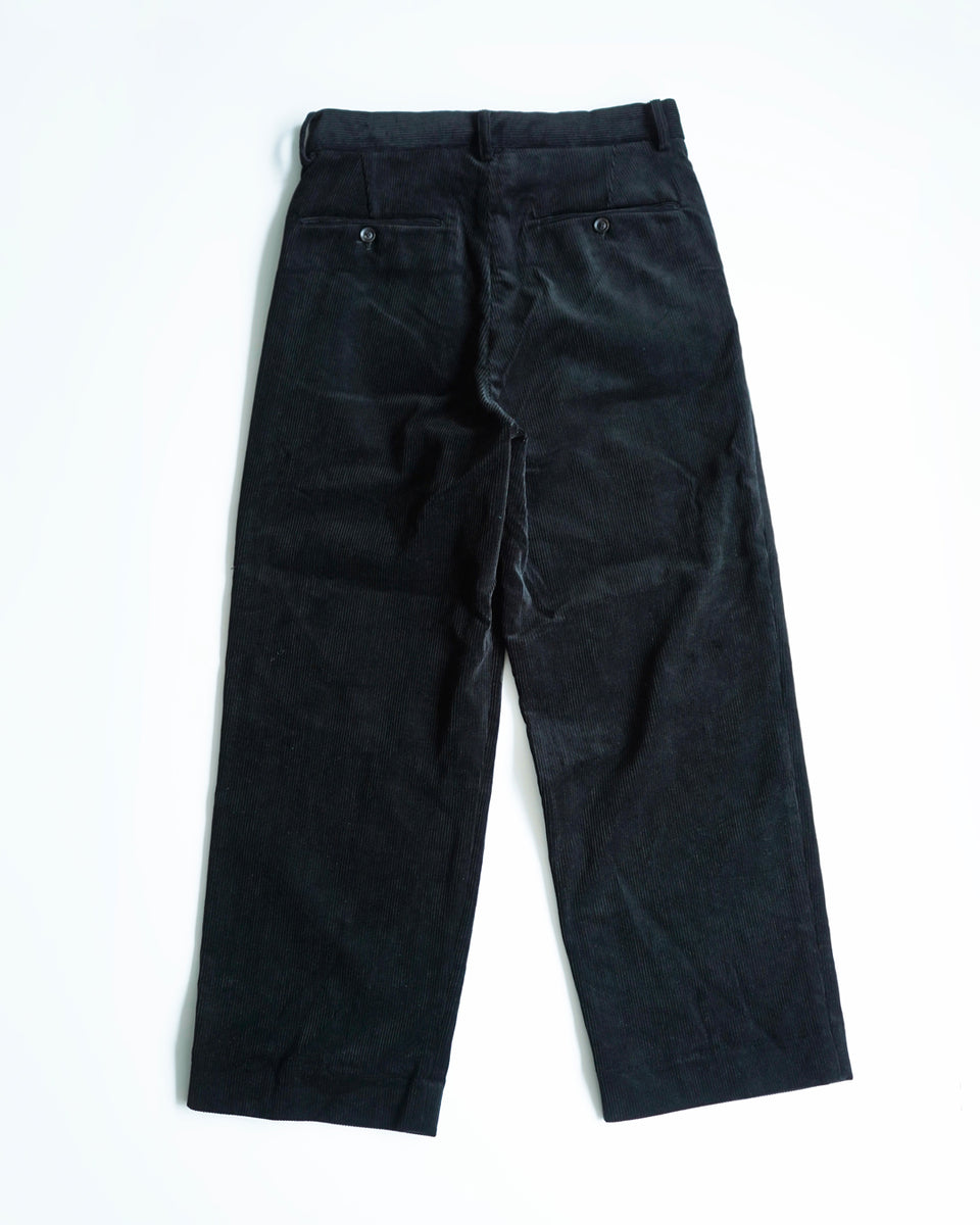 corduroy pants black – coupronde