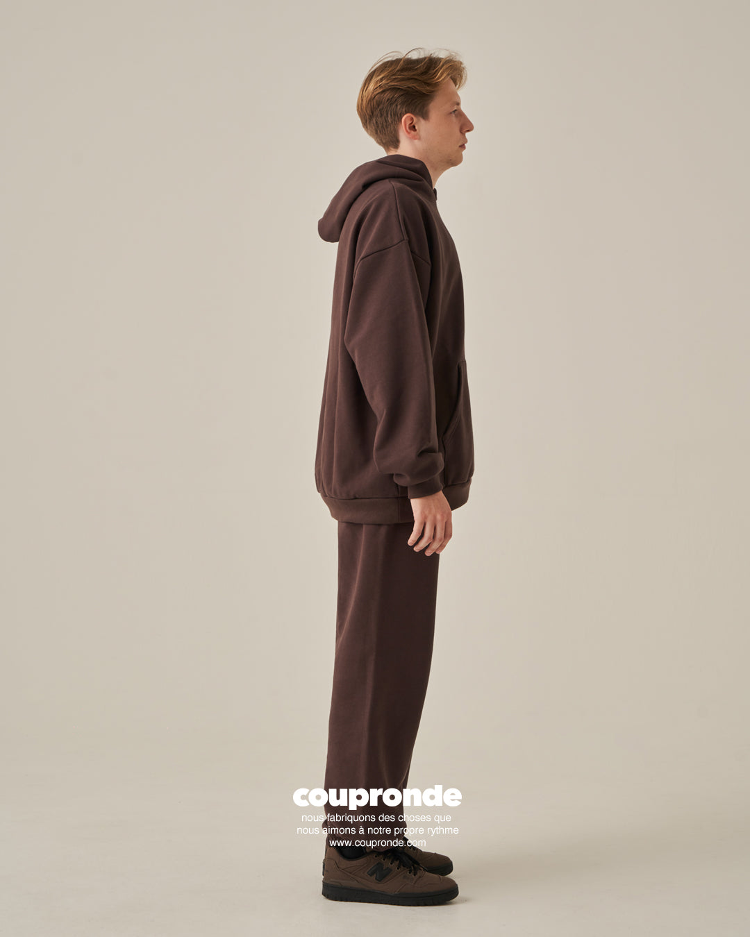 【BROWN】coupronde HOODIE coupronde