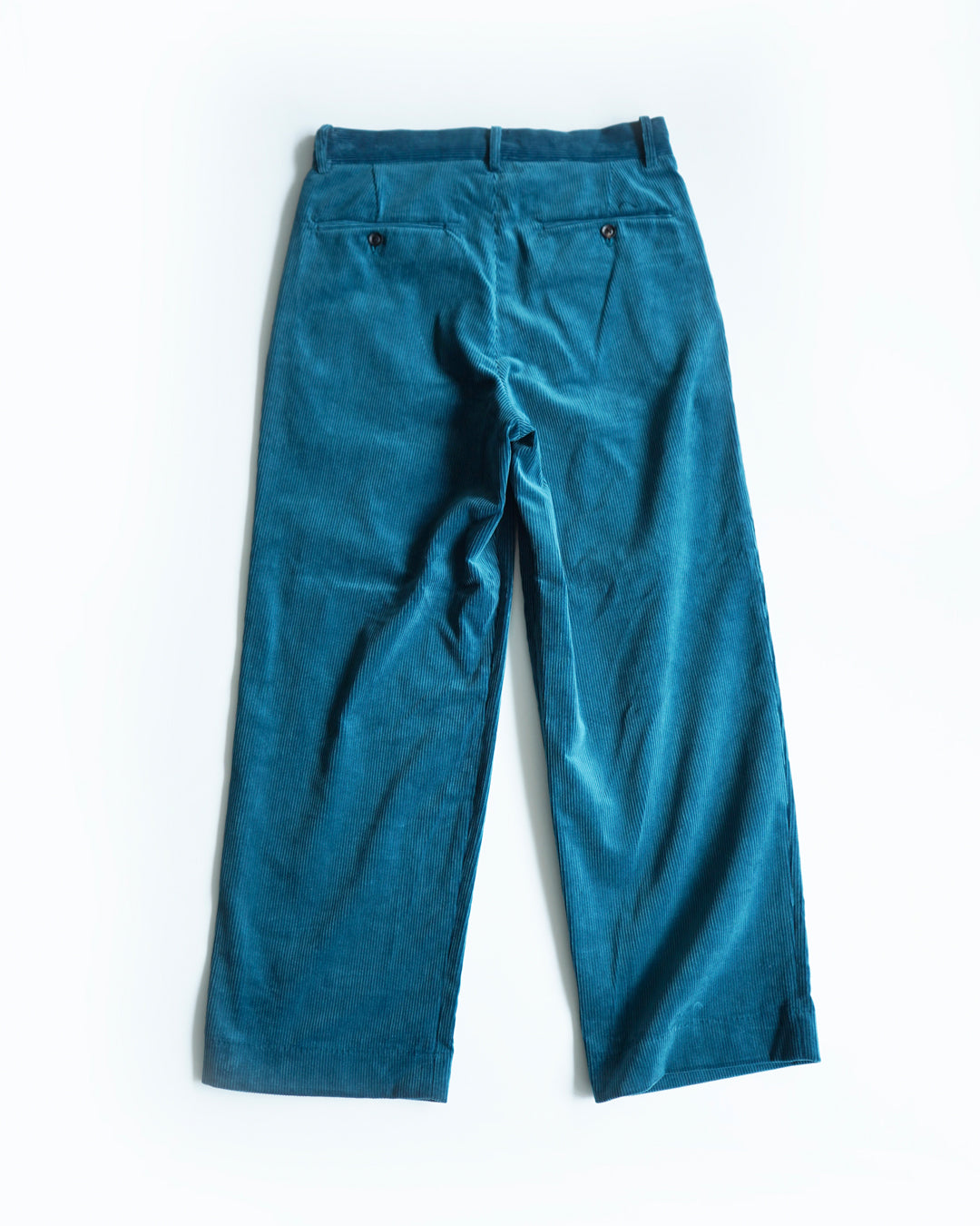 coupronde クープロンド 24AW 日本製 corduroy pants 2タックコーデュロイパンツ 50 blue ボトムス【中古】【coupronde】 coupronde クープロンド 24AW 日本製 corduroy pants 2タック