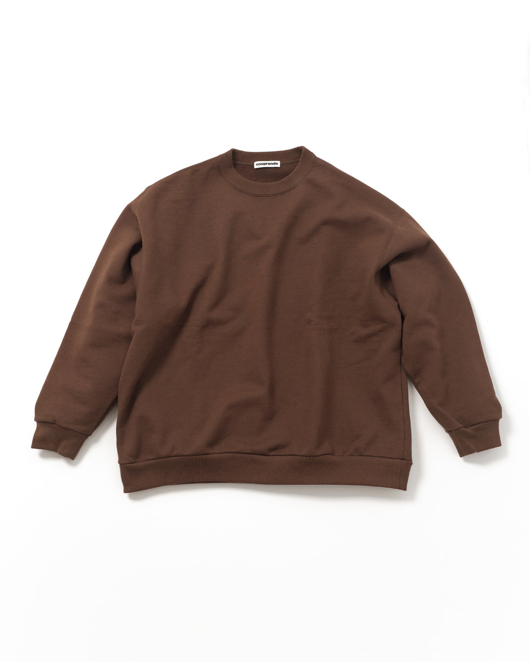 SUVIN COTTON SWEAT BROWN – coupronde